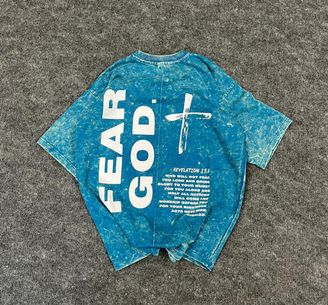 Regne Divine Series Oversized T-Shirt – Fear God Edition