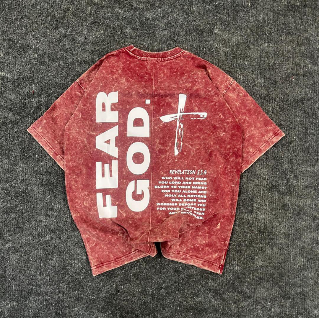 Regne Divine Series Oversized T-Shirt – Fear God Edition