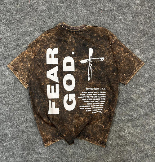 Regne Divine Series Oversized T-Shirt – Fear God Edition