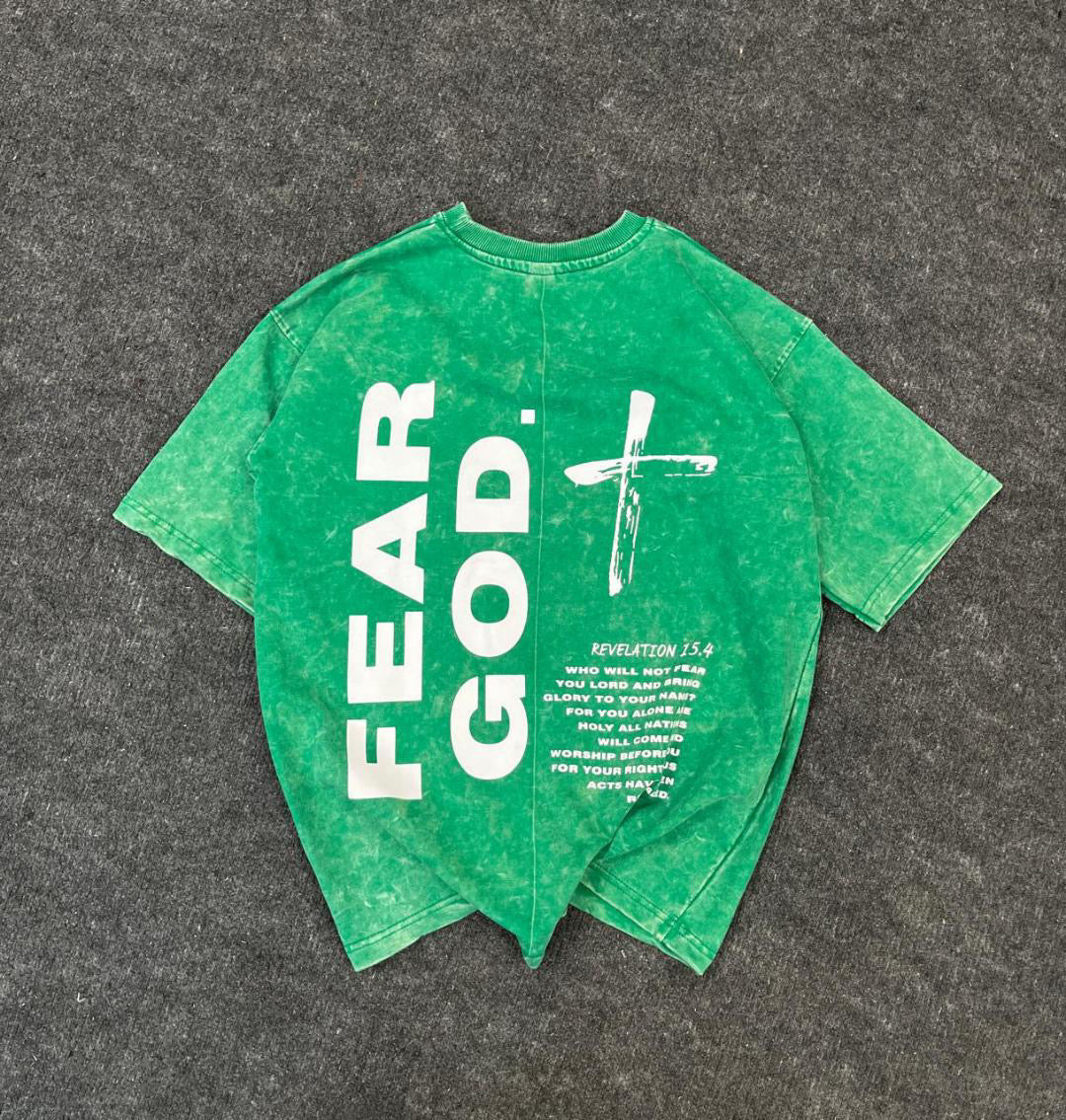 Regne Divine Series Oversized T-Shirt – Fear God Edition